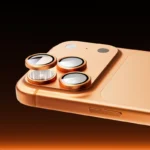 Lens Tempered Glass With Metal Frame - Orange - Image 6
