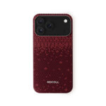 Kevlar Magnetic Circle Case ( iPhone 17 Pro Max Red )