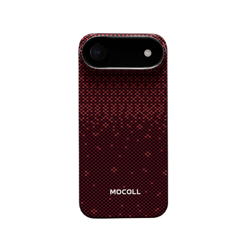 9_e97de03b-3999-4731-84ee-64c92405df18.jpg Kevlar Magnetic Circle Case ( iPhone 17 Air Red ) - Image 1