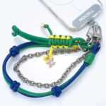 Colorful Phone Lanyard Accessory with Chain - Image 4