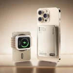 Magnetic Wireless Power Bank 20W Ultra Thin-Gold - Image 4