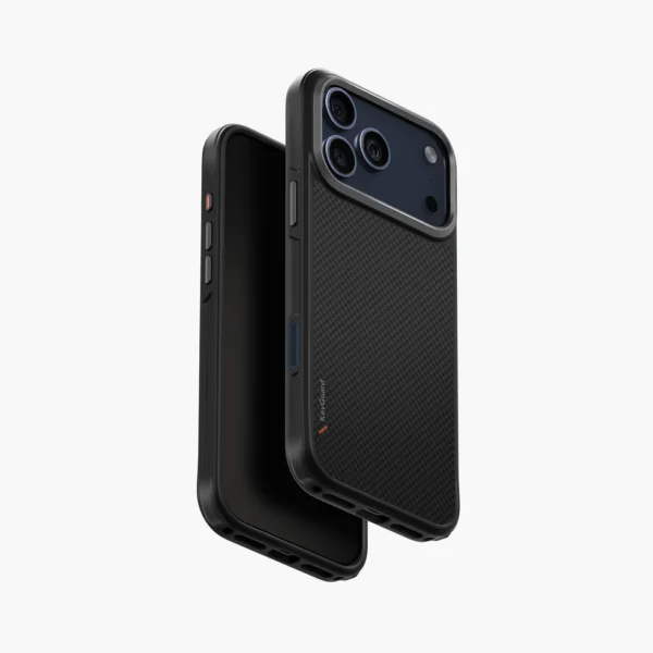 UNIQ Keva iPhone 17 Pro Max Case with MagClick™ Magnetic Charging - Black
