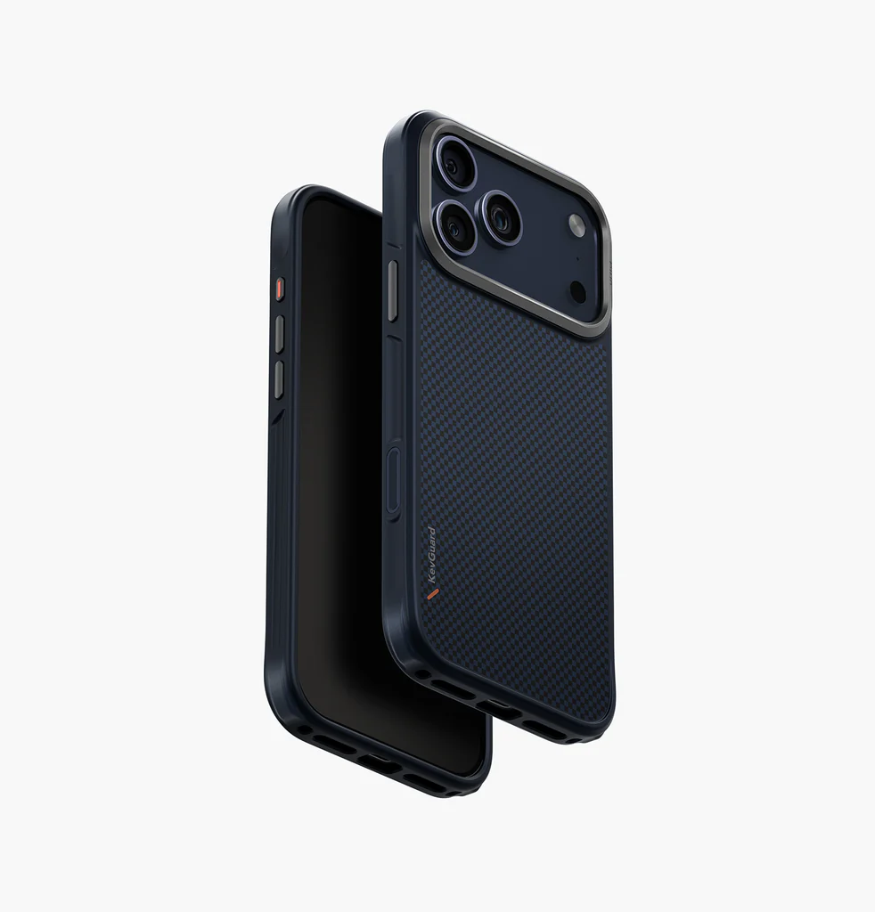 UNIQ Keva iPhone 17 Pro Max Case with MagClick Blue UNIQ Keva blue iPhone 17 Pro Max Case with MagClick magnetic charging Blue