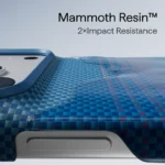 PITAKA Sunset Edge Case fitted on a compatible iPhone