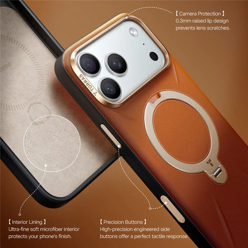 orras Ostand VegSkin Series Case for iPhone 17 Pro Max - Image 6