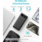 Anker Power Bank 20000mAh 87W Portable Charger with Built-in USB-C Cable - Image 5