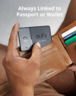 Anker eufy Security Smart Track Card E30 Works with Apple Find My (iOS Only), Wallet Tracker, Phone Finder, Up to 3-Year Battery Life(Android Not Supported), Water Resistant - Black - Image 5