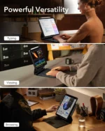 iPad Air 13” (2024) Rebound Magnetic Keyboard Case 360 - US Layout-Black - Image 3