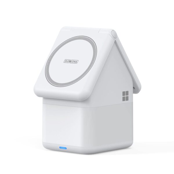 15W 4-in-1 Magnetic Wireless Charger by Duzzzona - W20 - White