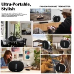 W-King T8 30W Outdoor Traveler Portable Wireless Bluetooth Speaker with Sub Woofer Bass HD Sound - Black - Image 7