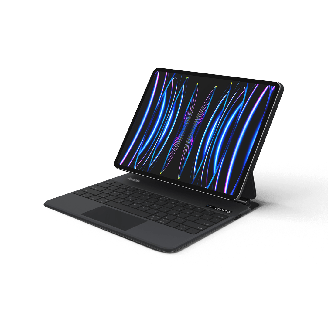 iPad-AirPro-10.922-1122- Blupebble Magic Folio with Trackpad English / Arabic Keyboard iPad Air/Pro 10.9″ / 11″ - Image 1