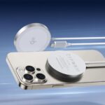 Duzzona Qi2 15W Magnetic Wireless Charger - W18 - White - Image 8