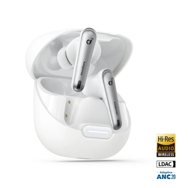 Anker Soundcore Liberty 4 NC | True-Wireless Noise Cancelling Earbuds - White