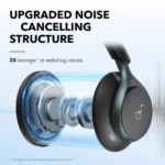 Anker Space One | Active Noise Cancelling Headphones - Black - Image 2