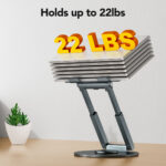 Blupebble Elevate360 | Adjustable Stand - Grey - Image 5