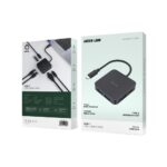 Green Lion GHB-7 7 in 1 USB-C HUB - Black - Image 2
