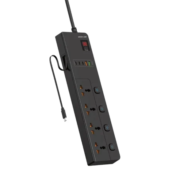Green Lion GS-800 Power Socket 2M 3500W (Black)