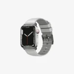 Uniq LINUS Airosoft Silicone Apple Watch Strap for Series 1-10, SE/SE2 41/40/42MM - 44/45/46/49MM - Chalk (Grey)