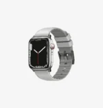 Uniq LINUS Airosoft Silicone Apple Watch Strap for Series 1-10, SE/SE2 41/40/42MM - 44/45/46/49MM - Chalk (Grey)