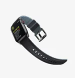 Uniq LINUS Airosoft Silicone Apple Watch Strap for Series 1-10, SE/SE2/SE3 41/40/42MM - 44/45/46/49MM (Black) - Image 2