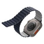 Uniq Revix Reversible Magnetic Apple Watch Strap for Series 1-11, SE/SE2/SE3 & Watch Ultra 2/3 49/45/44/46MM - (Ash Blue/White) - Image 3