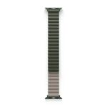 Uniq Revix Reversible Magnetic Apple Watch Strap for Series 1-11, SE/SE2/SE3 & Watch Ultra 2/3 49/45/44/46MM - (Green/Taupe) - Image 3
