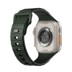 Uniq Stride FKM Tough Rubber Apple Watch Strap for Series 1-11 & SE/SE2/SE3 - 49/45/44/46MM - Moss Green - Image 2