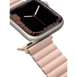 Uniq Revix Reversible Magnetic Apple Watch Strap 42/41/40mm Blush (Pink/White) - Image 4