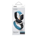 Uniq Revix Evo Reversible Magnetic Apple Watch Strap for Series 1-11, SE/SE2/SE3 & Watch Ultra 2/3 49/45/44/46MM – Black / Blue - Image 5