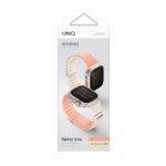 Uniq Revix Evo Reversible Magnetic Apple Watch Strap for Series 1-11, SE/SE2/SE3 & Watch Ultra 2/3 49/45/44/46MM – Pink / Ivory - Image 5