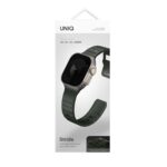 Uniq Stride FKM Tough Rubber Apple Watch Strap for Series 1-11 & SE/SE2/SE3 - 49/45/44/46MM - Moss Green - Image 3