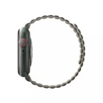 Uniq Revix Reversible Magnetic Apple Watch Strap for Series 1-11, SE/SE2/SE3 & Watch Ultra 2/3 49/45/44/46MM - (Green/Taupe) - Image 5