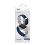 Uniq Revix Evo Reversible Magnetic Apple Watch Strap for Series 1-11, SE/SE2/SE3 & Watch Ultra 2/3 49/45/44/46MM – Blue/White - Image 5