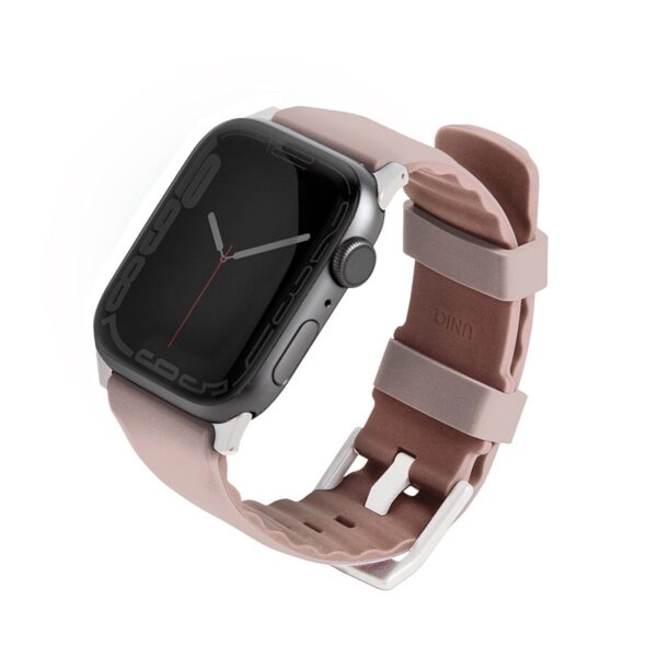 Uniq LINUS Airosoft Silicone Apple Watch Strap for Series 1-10, SE/SE2 41/40/42MM - 44/45/46/49MM (Pink)