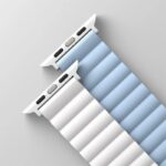 Uniq Revix Premium Edition Reversible Magnetic Apple Watch Strap for Series 1-11, SE/SE2/SE3 & Watch Ultra 2/3 49/45/44/46MM - (Sky Blue) - Image 6
