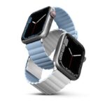 Uniq Revix Premium Edition Reversible Magnetic Apple Watch Strap for Series 1-11, SE/SE2/SE3 & Watch Ultra 2/3 49/45/44/46MM - (Sky Blue) - Image 3