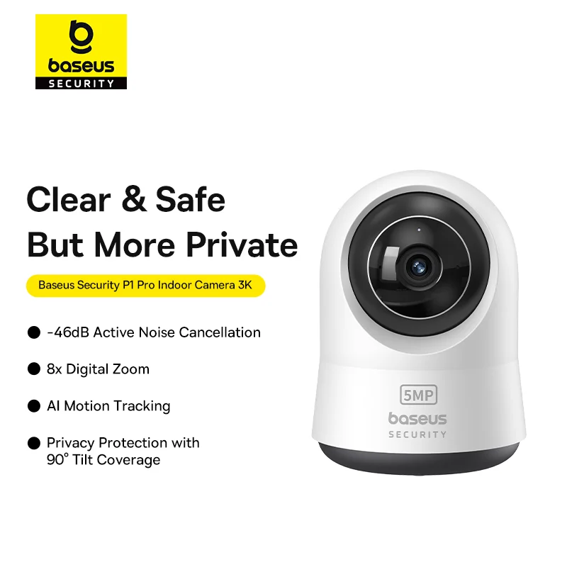 Baseus Security P1 Pro Indoor Camera 3K Baseus Security P1 Pro Indoor Camera 3K - Image 1