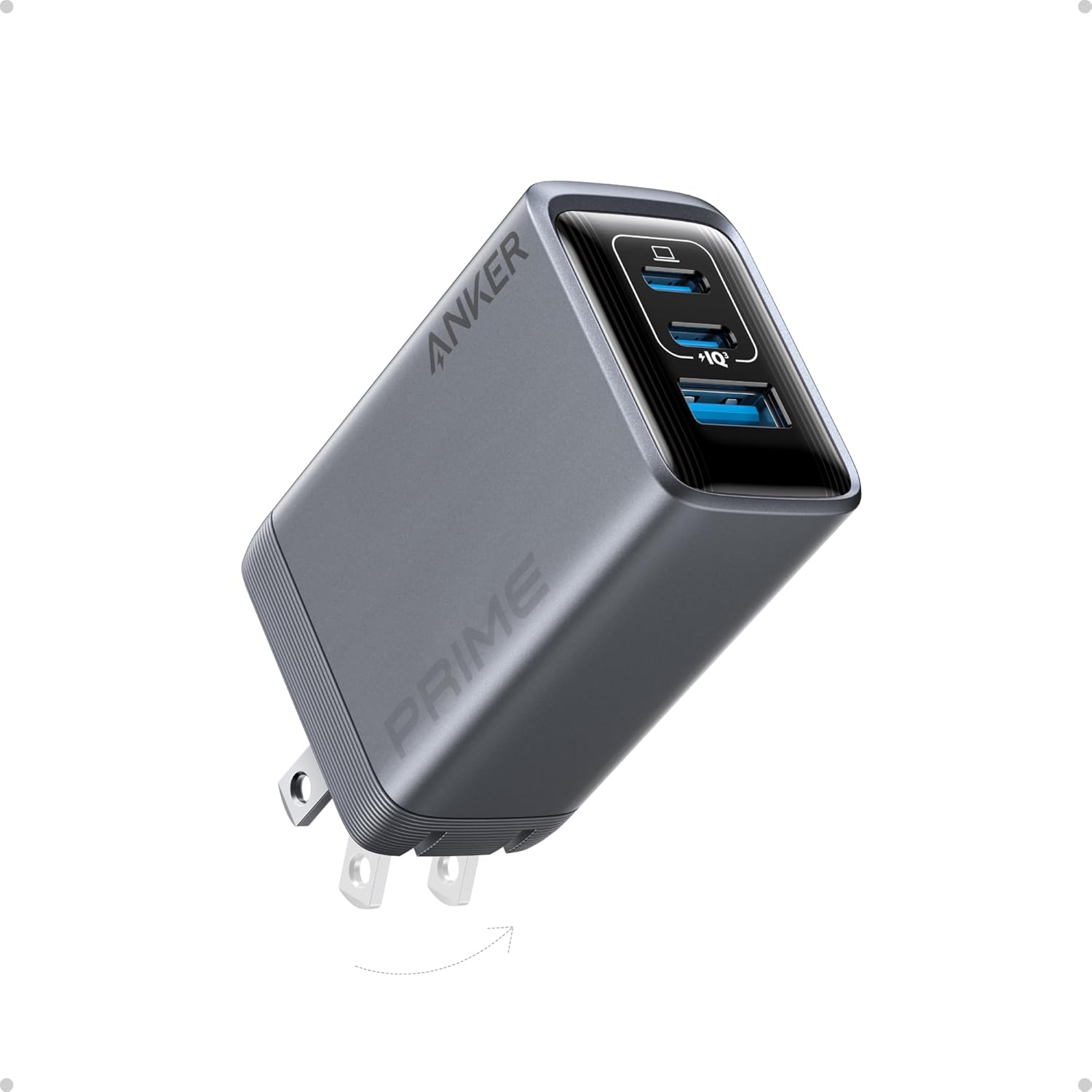 Anker Prime Charger, 100W 3-Port GaN USB C Charger Anker Prime Charger, 100W 3-Port GaN USB C Charger - Image 1