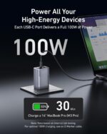 Anker Prime Charger, 100W 3-Port GaN USB C Charger - Image 3