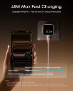 Anker Nano Charger (45W, Smart Display, 180° Foldable) - Image 4