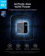 Anker Prime Charger (160W, 3 Ports, Smart Display) - Image 2
