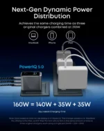 Anker Prime Charger (160W, 3 Ports, Smart Display) - Image 3