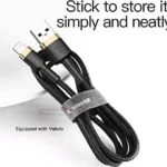 Baseus Cafule Cable USB For iPhone 2.4A 1m (Gold + Black)