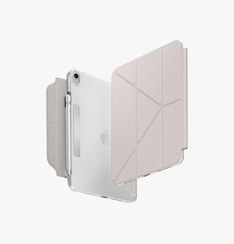 CamdenClick-iPad11thGen-Ivory-01_Lores_1024x1024.jpg Uniq Camden Click Case for iPad A16 (11th Gen 2025) / (10th Gen 2022) - Ivory - Image 1