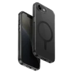 Original UNIQ LifePro MagSafe compatible Smoke phone case for iPhone 16E with shockproof protection