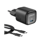 Anker 1 Port 30W PD Wall Charger With Cable - Black