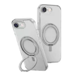 Original UNIQ Swivix MagSafe compatible clear phone case for iPhone 16E with shockproof protection