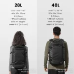 Navigator-T66 Liteway Travel Laptop Backpack - Black - Image 2