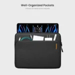 Tomtoc A18 13" Slim Laptop/MacBook  Sleeve - Black - Image 2