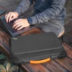 Tomtoc Defender A14 Laptop Briefcase (Macbook) 14" - Black - Image 13